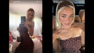 Screenshots of Olivia Dunne's Instagram Stories (Images from - Instagram.com/@livvydunne IG Stories)
